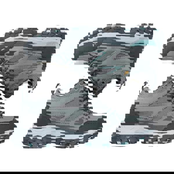 Regatta Womens/Ladies Holcombe III Low Walking Shoes - Dark Steel/Ivy Moss - 