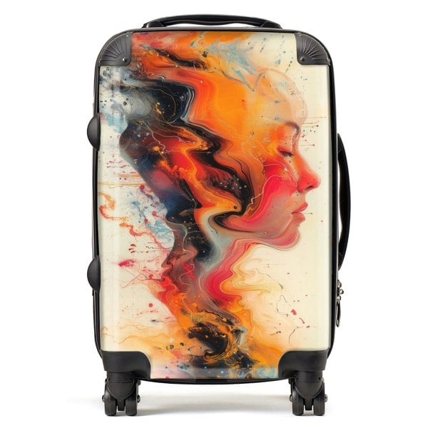 Warren Reed Geometric Vibrance Suitcase