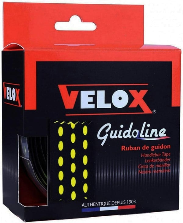 Velox Bi-Colour Dual Density Handlebar Tape Black/Yellow