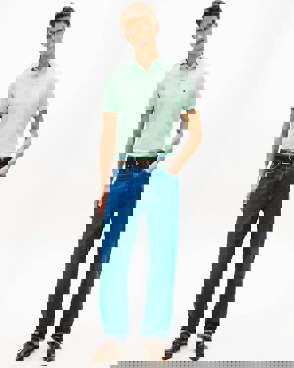 Tommy Hilfiger 1985 Regular Fit Mens Polo - Crushed Mint