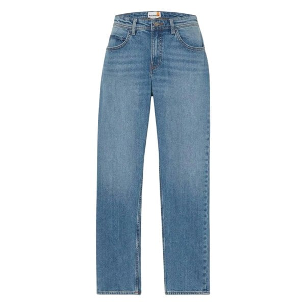 Timberland Mens Sandown Stretch Leather Patch Slim Jeans - Denim