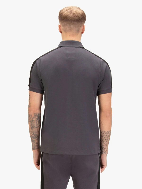 Luke 1977 Luke1977 Caltech 1000 Zip Polo Shirt - Charcoal