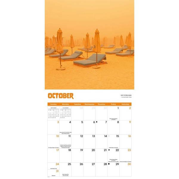 Natural Elements Extreme Weather Calendar 2027, Wall Calendars, Month To View, Natural World, Gift