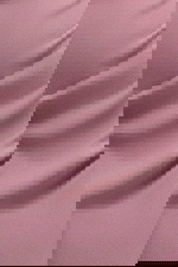 One Shoulder Satin Band Bodycon Midi Dress - Rose Pink DR3483