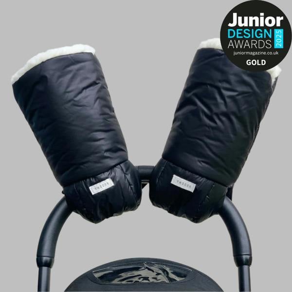 Pram Gloves - Chelsea Black
