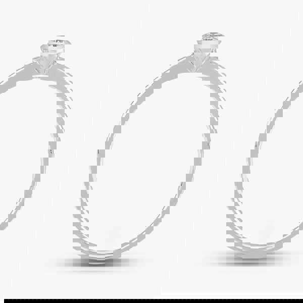 T. H. Baker 9ct White Gold 0.15ct Brilliant Cut Diamond Solitaire Ring 546073 375/WG