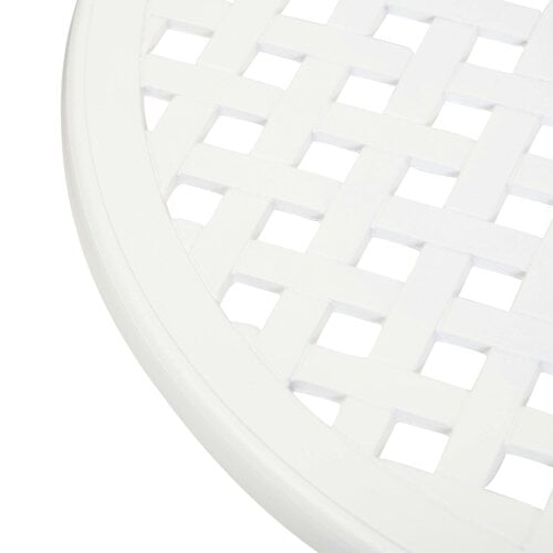 Wyld Haus Safa 3 Piece Elegant Aluminium Garden Bistro Set In White