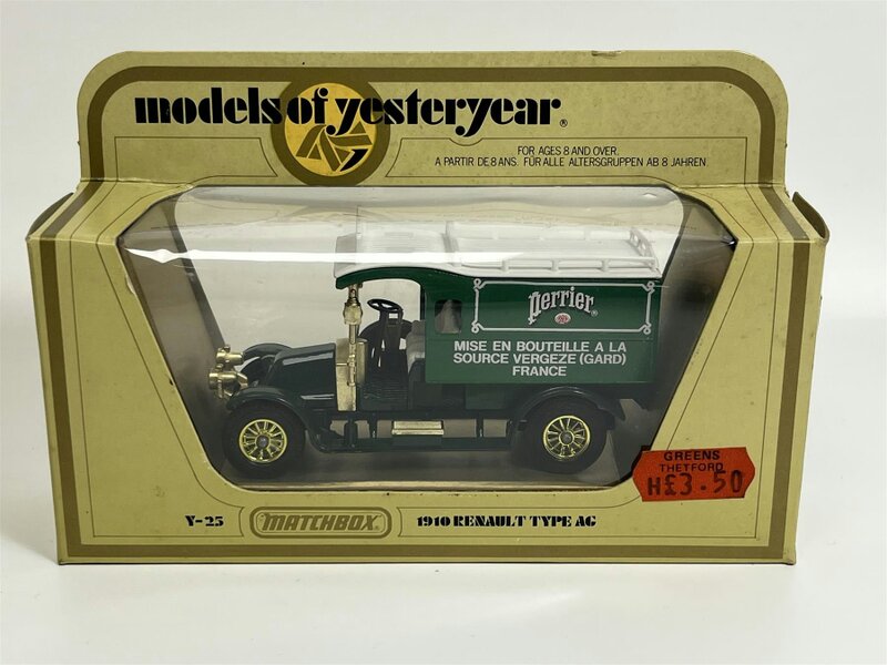 MCSlots 1910 Renault Type AG Perrier Matchbox Y25 S1