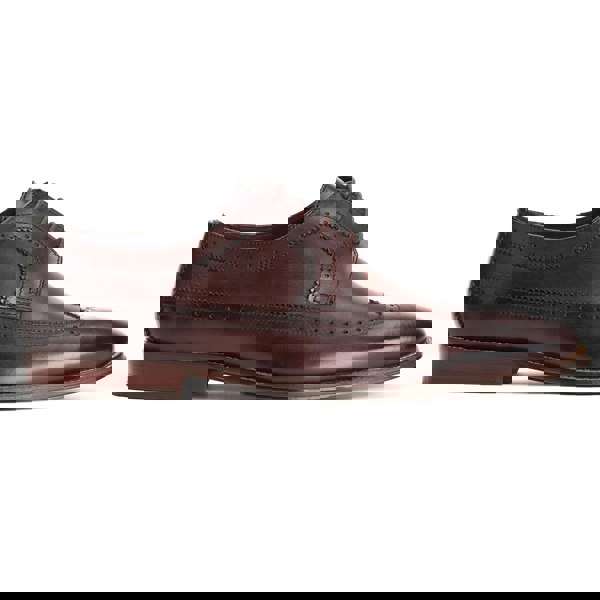 Base London Havisham Leather Men's Brown Derby Shoes
