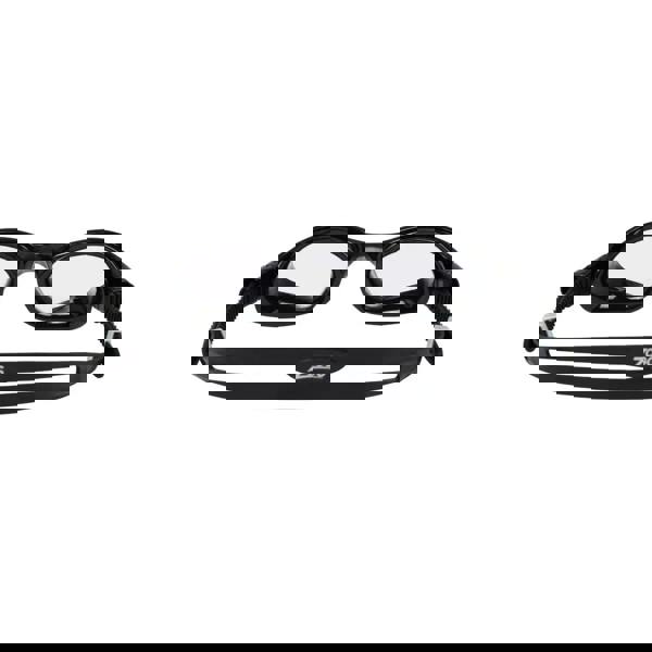 Black Zoggs Spectra Swim Goggles with clear lenses and adjustable straps