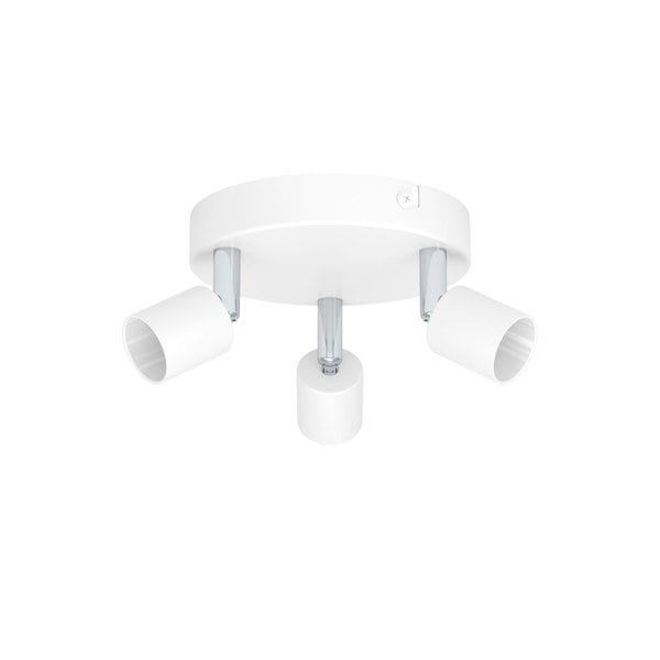 EGLO Basic Stecci-E White Plastic Eco-Friendly 3-Light Spotlight