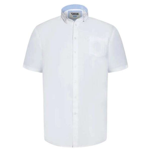 Duke Mens James D555 Oxford Kingsize Tall Shirt - White - 