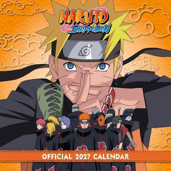 Naruto Shippuden Calendar 2027, Wall Calendars, Month To View, Entertainment, Gift