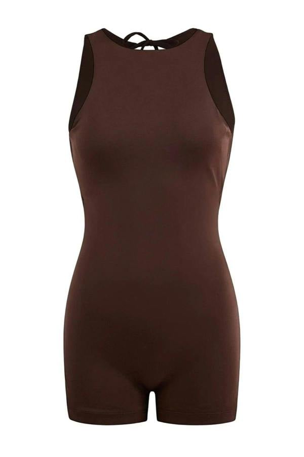 WOVCOR Surfer Style Regular Swim Shorts with Back Detail