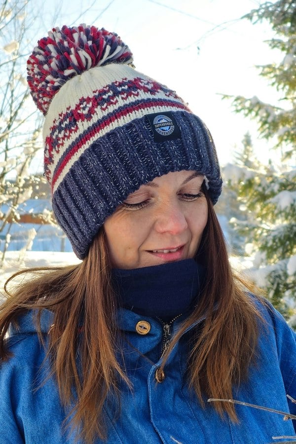 SuperBobble Geyser Fairisle Knit Hat