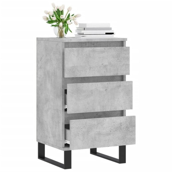 Berkfield Sideboard Concrete Grey 40x35x70 cm Engineered Wood