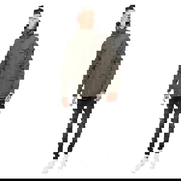 Crosshatch Mens Plentons Jacket - Olive - 