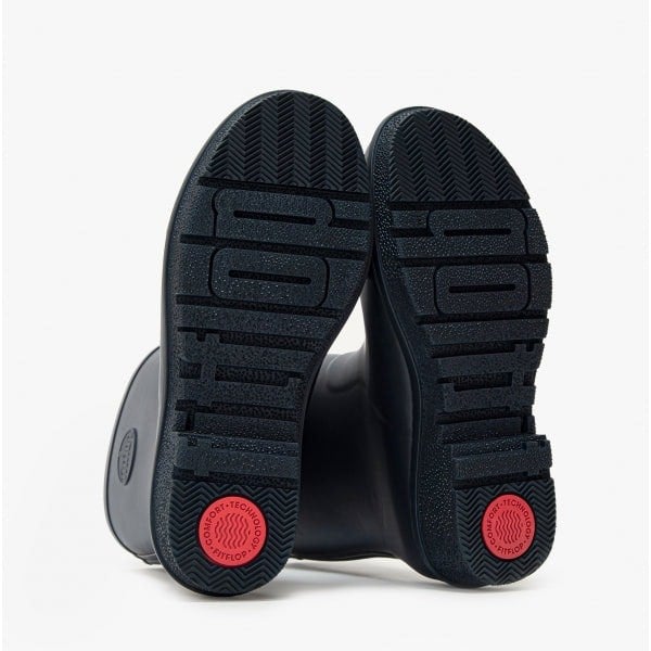 FitFlop WONDERWELLY SHORT Womens Rubber Wellington Boots Midnight Navy