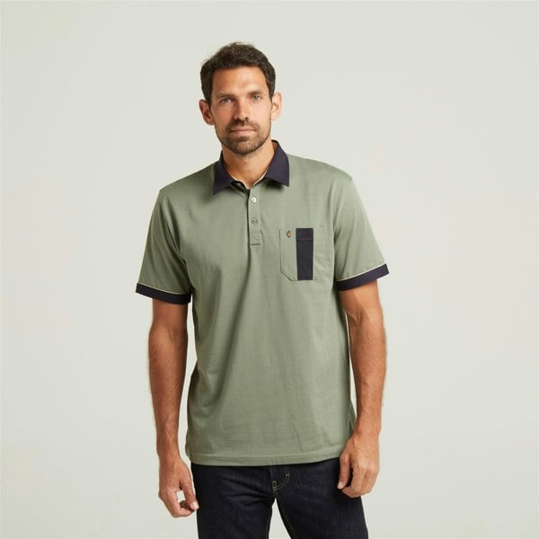 Gabicci G52X15 Mens Short Sleeve Plated Jersey Polo Shirt Gabicci Classic - SAGE