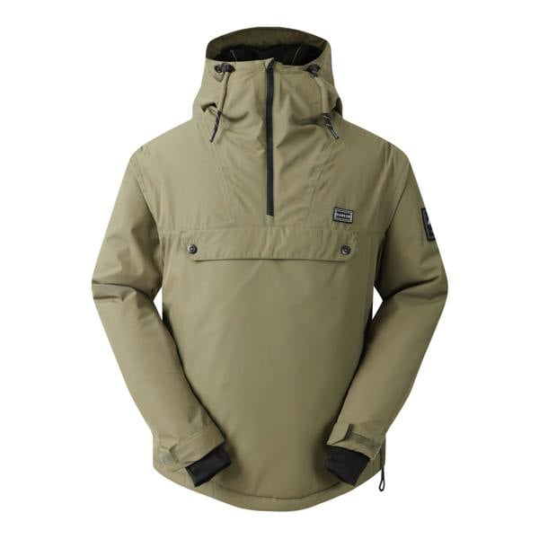 Dare 2B Mens Freeride II Colour Block Overhead Ski Jacket - Olive Green - 