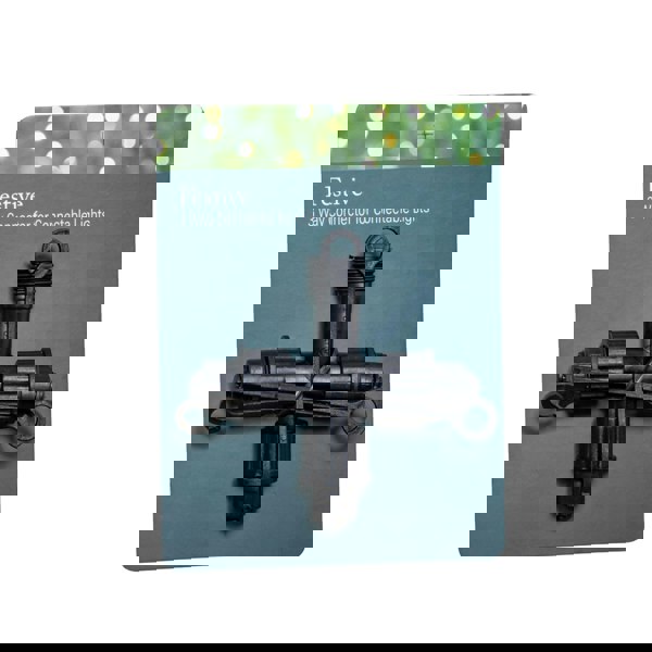 Samuel Alexander 9cm x 10cm Black Plastic 3 Way Connector Max for Connectable String Lights