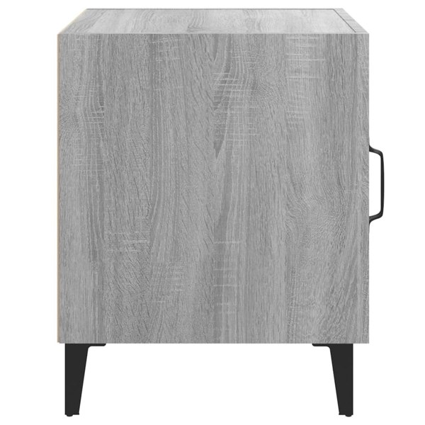 Berkfield Bedside Cabinets 2 pcs Grey Sonoma Engineered Wood