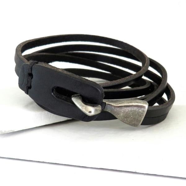 Aye Do Gifts Men's Leather Brown Wrap Bracelet