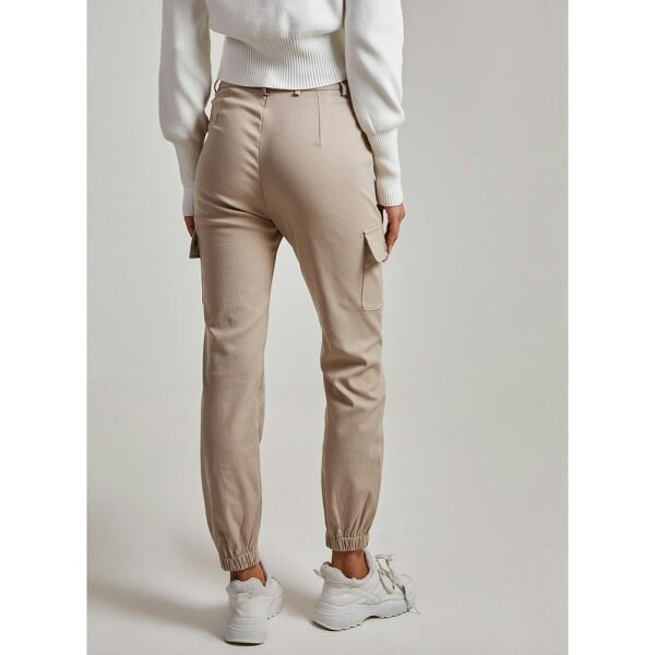 Pink Vanilla Utility Stretch Cargo Trousers