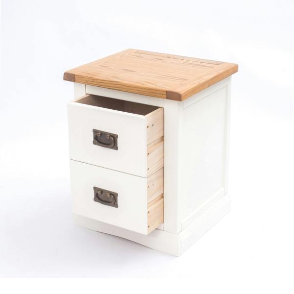 Cabinet Bits Cosenza 2 Drawer Bedside Table