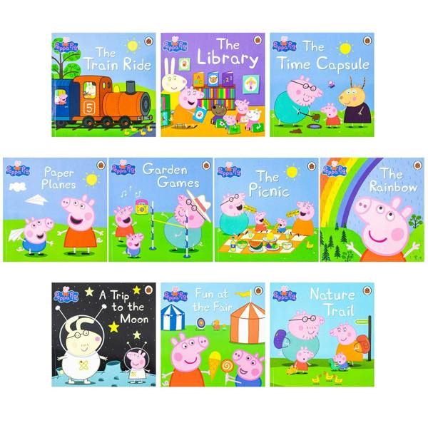 Peppa Pig: Peppa's Awesome Adventures 10 Storybooks Collection Set