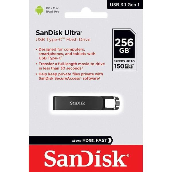 SanDisk Ultra USB 3.1 Type-C Flash Drive 256GB