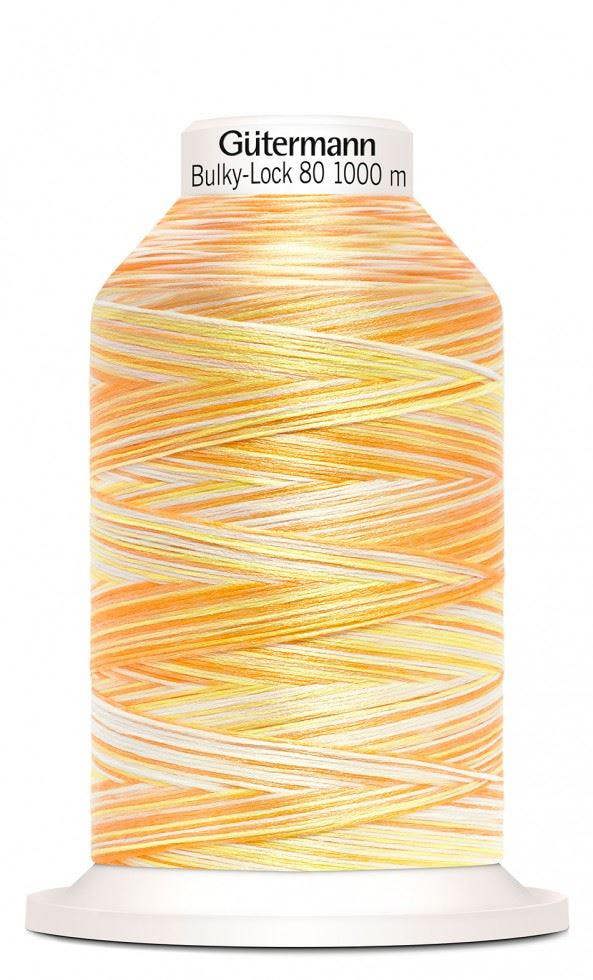 Gutermann Multicolour Bulky Lock 80 Overlocker Thread 1000m Thread Suitable For Dressmaking