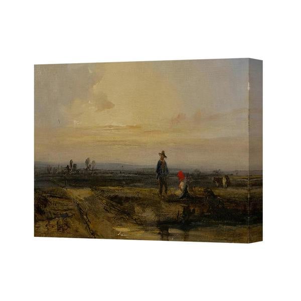 Benjamin Tate Design Contemporary Landscape Canvas Art Print Handmade In UK