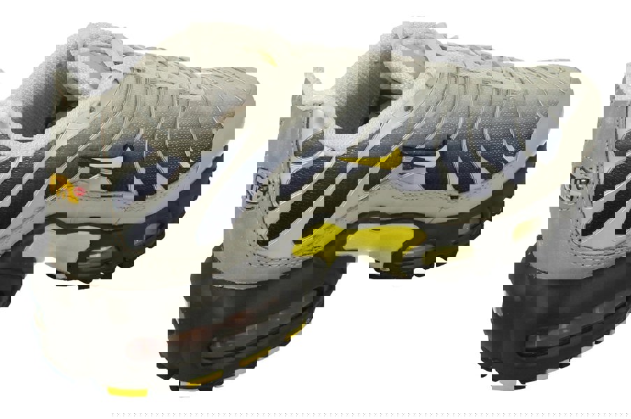 Nike Air Max Plus GS Trainers Hf0030  001 - Metallic Silver Opti Yellow 001 - Photo 2