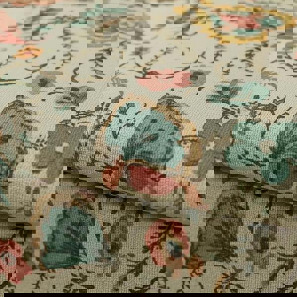 Multi-toned contemporary ottoman ideal for blankets and throws