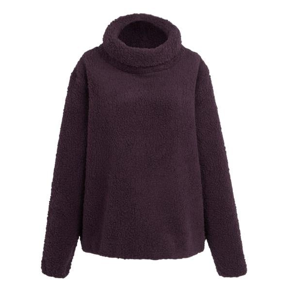 Regatta Womens/Ladies Ria Fluffy Overhead Fleece Top - Deep Plum - 