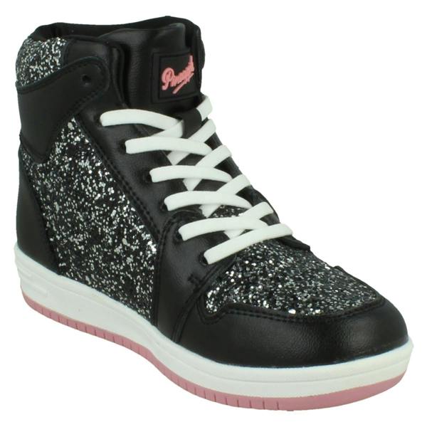 Pineapple Girls Pineapple High Top Lace Up Trainers H2717