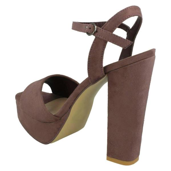 Anne Michelle Ladies Anne Michelle High Heel Platform Sandals