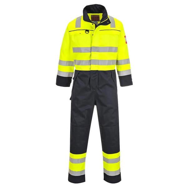 Bizflame Work Hi-Vis Multi-Norm Contrast FR Coverall - Hi-Vis Trousers