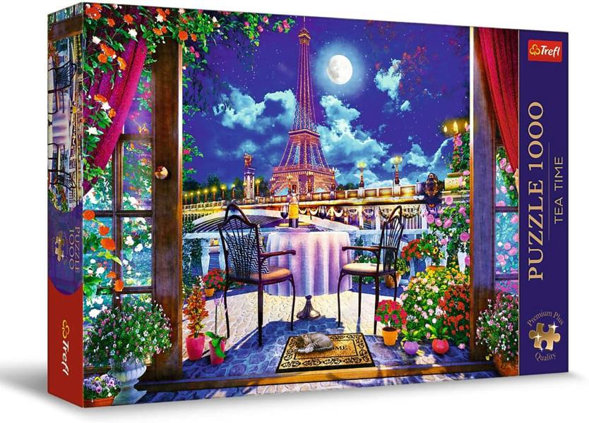 Trefl Tea Time: Parisian Moonlight 1000 Piece Puzzle