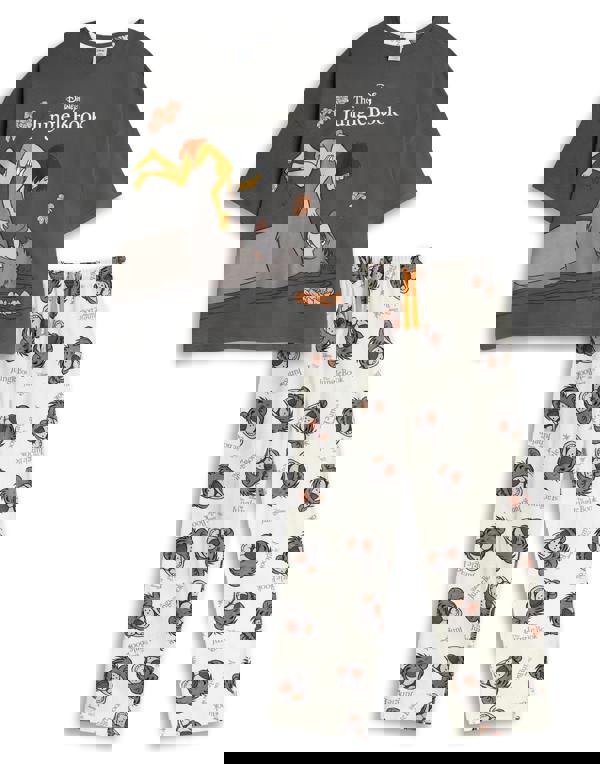 Disney Womens Multicoloured The Jungle Book Short Sleeve Long Leg Pyjama Set