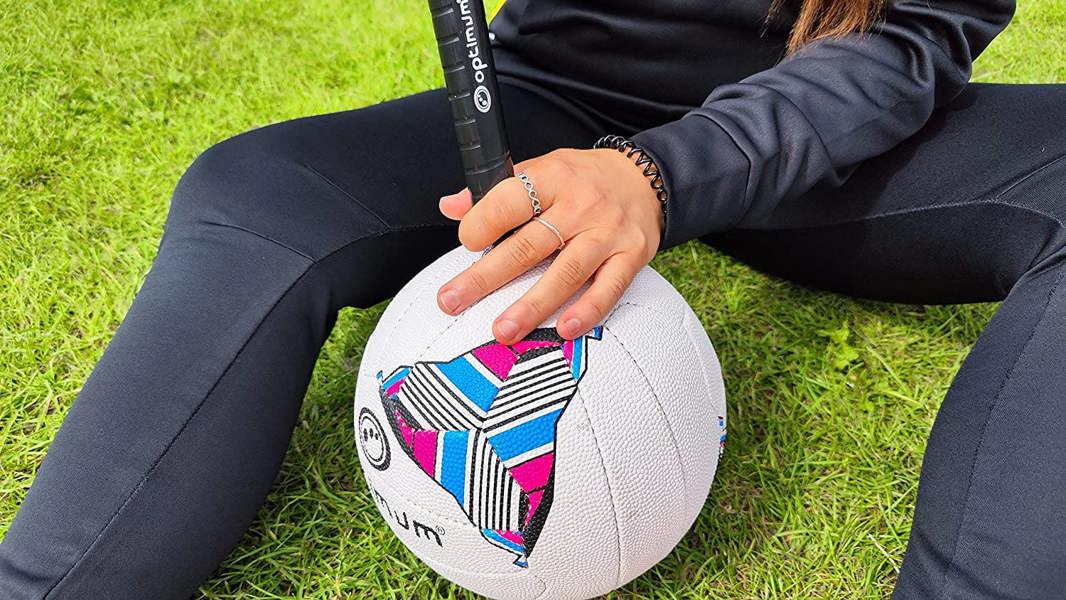 Match Quality Netball Size 5 – Hand-Stitched, Grip Surface - Optimum
