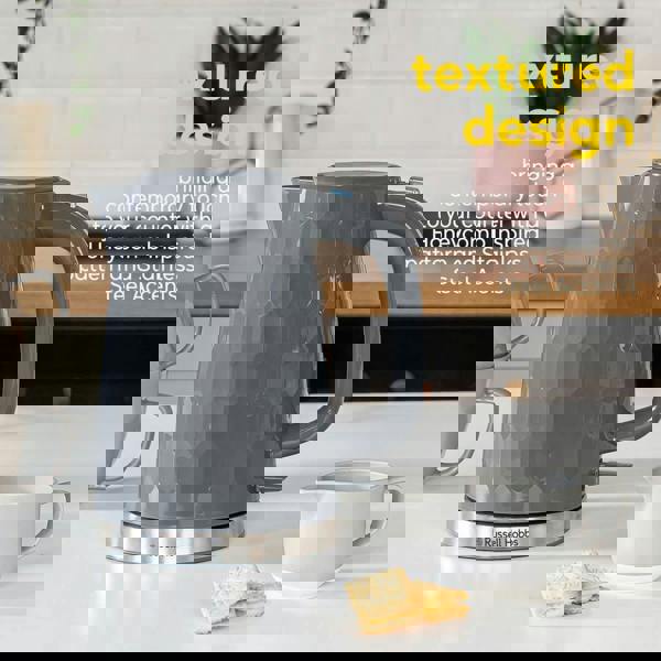 Russell Hobbs 26053 Plastic Kettle - Honeycomb Grey