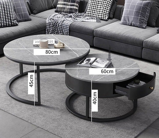 Leslie Nesting Coffee Table-Weilai Concept-Weilai Concept