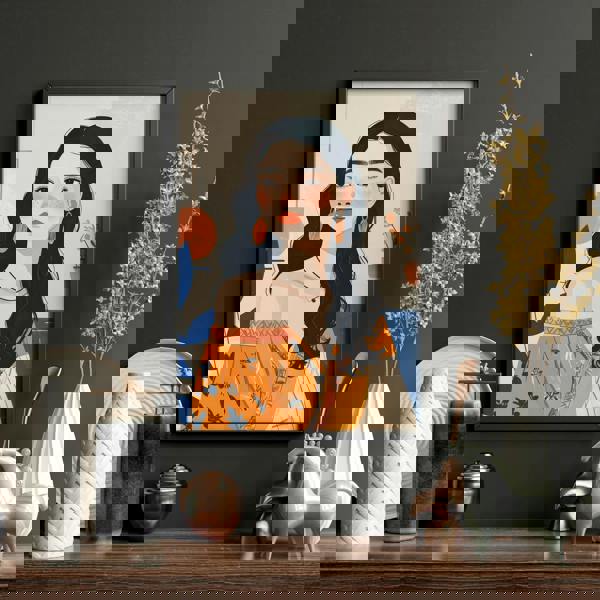 Boho Wall Art Decor | Set of 3 Boho Women Wall art Prints