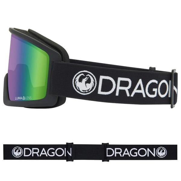 Dragon DX3 L OTG - Black with Lumalens Green Ionized Lens