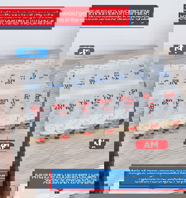 Aidapt Deluxe Pill Organiser