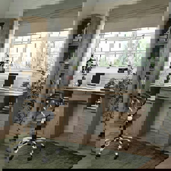 Dorel Home Dallas office writing desk in oak