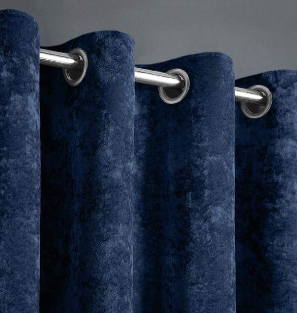 Intimates Elegant Velvet Ring Top Curtains with Rich Colours, Fully Lined for Thermal Insulation - Luxury Window Treatments - 168cm x 137cm