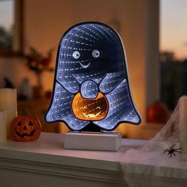 Garden Greatness LED Halloween Infinity Ghost Light